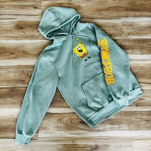 Nickelodeon Spoongbob Soft Green Hoodie